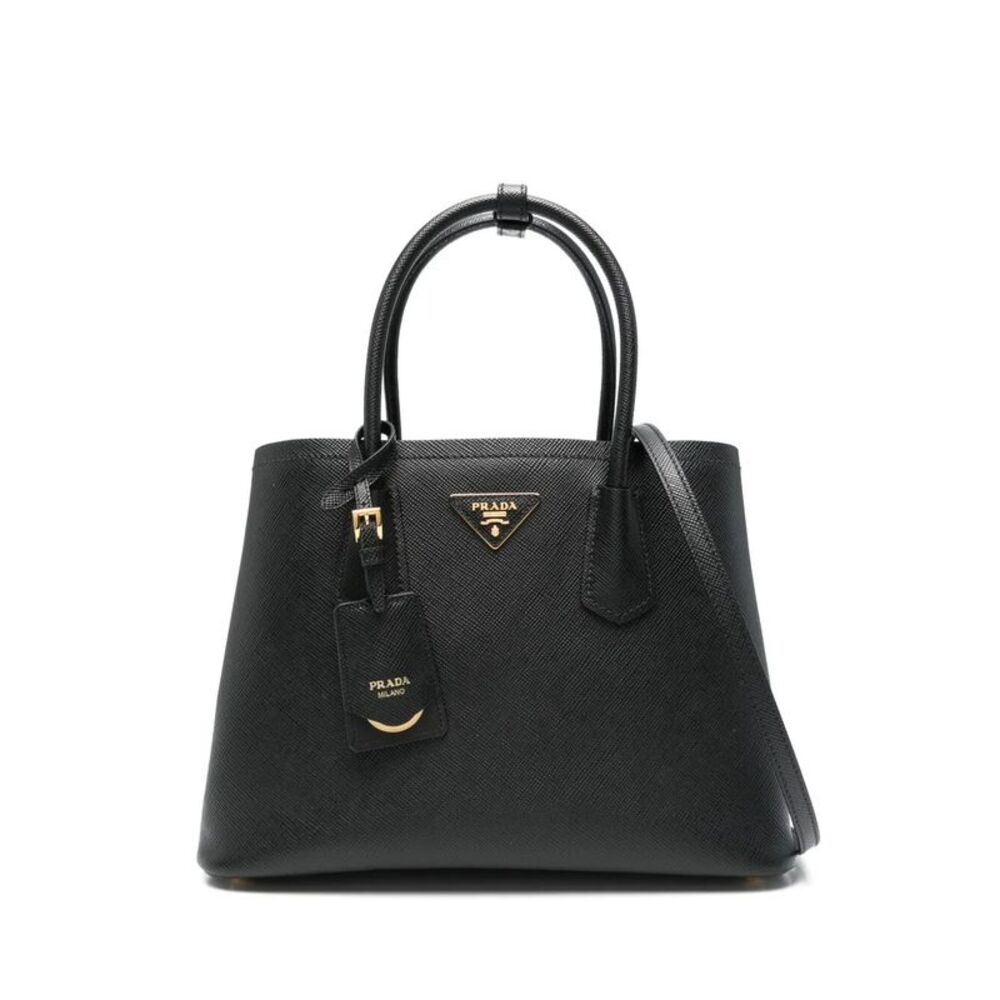 Medium Prada Double Saffiano Leather Bag Women